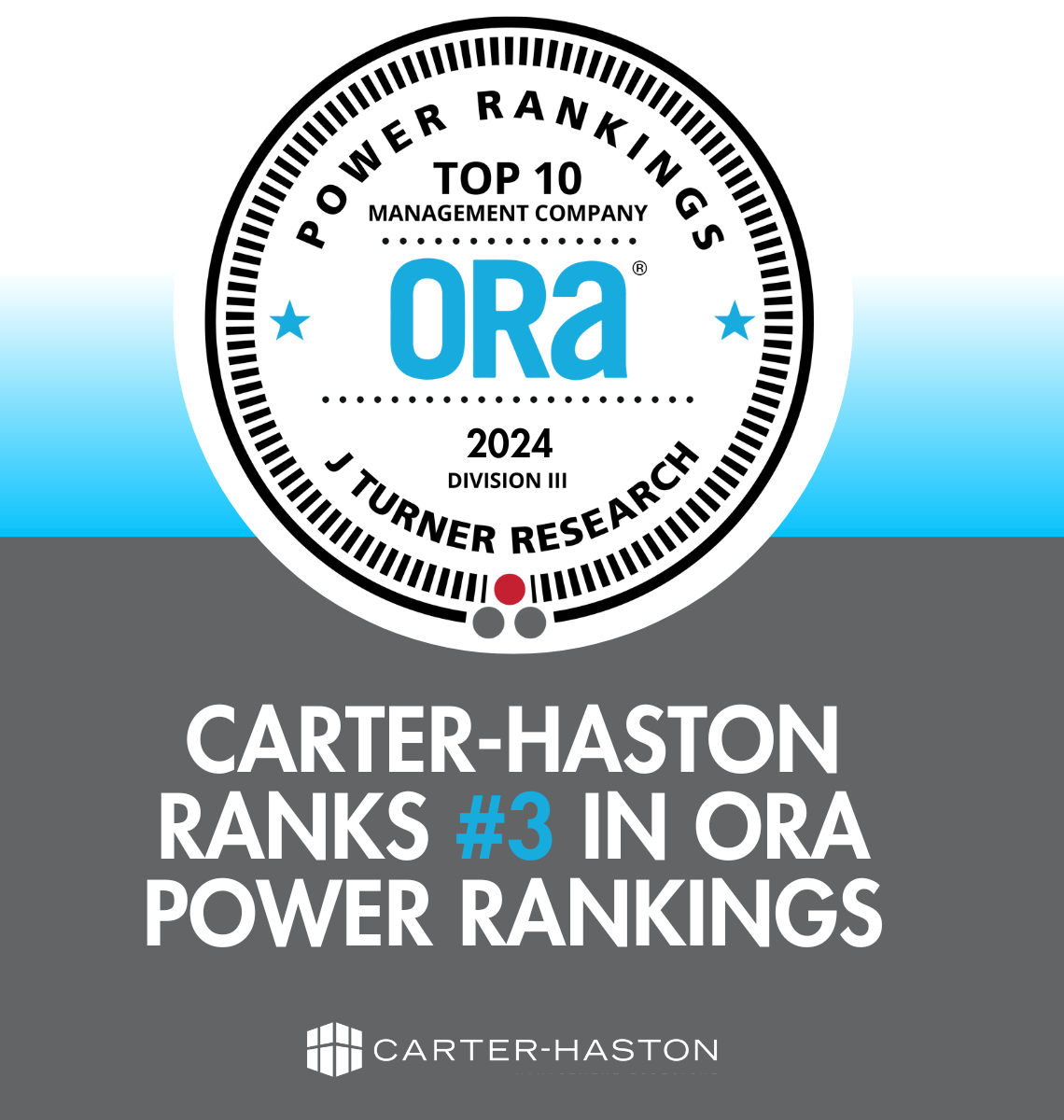 Carter-Haston Achieves Top 3 in the 2024 ORA Power Rankings